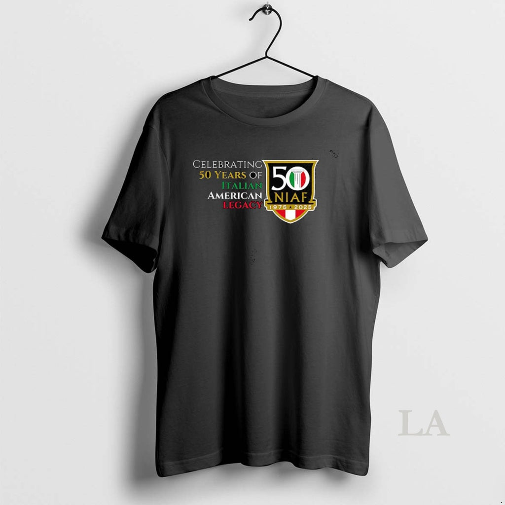 Original Celebrating 50 Years Of Italian American Legacy 1975 2025 Shirt Hoodie Sweatshirt | PurePodTees.com
