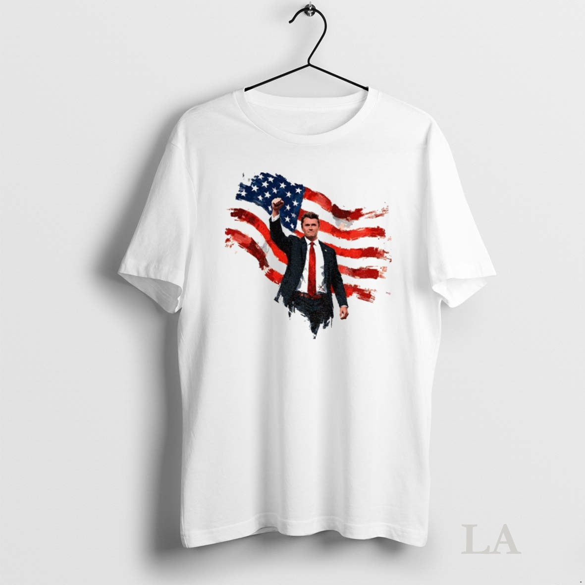Original Charlie Kirk Patriotic Raised With American Flag 1 Shirt Hoodie Sweatshirt | PurePodTees.com