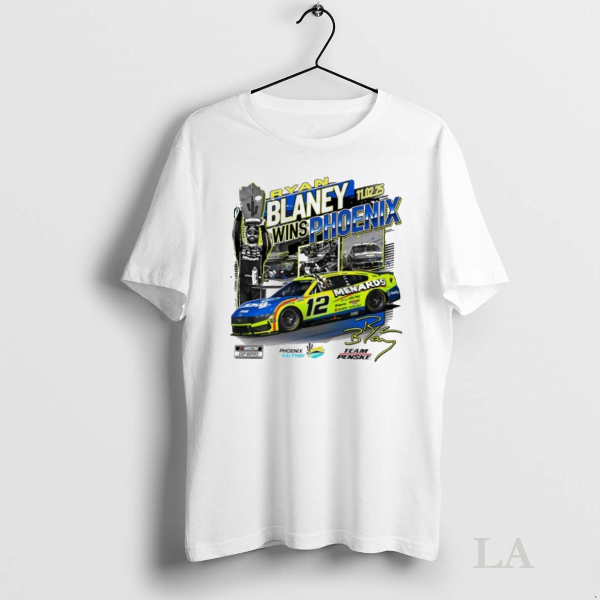 Original Checkered Flag Sports Ryan Blaney 2025 Nascar Cup Series Championship Race Winner Shirt Hoodie Sweatshirt