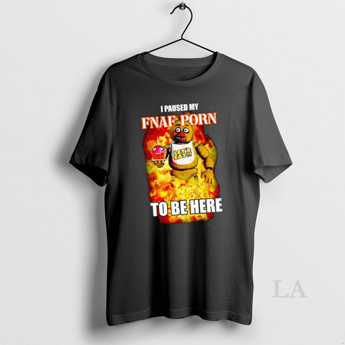 Original Chica Five Nights At Freddys I Paused My Fnaf Porn To Be Here Shirt Hoodie Sweatshirt | PurePodTees.com