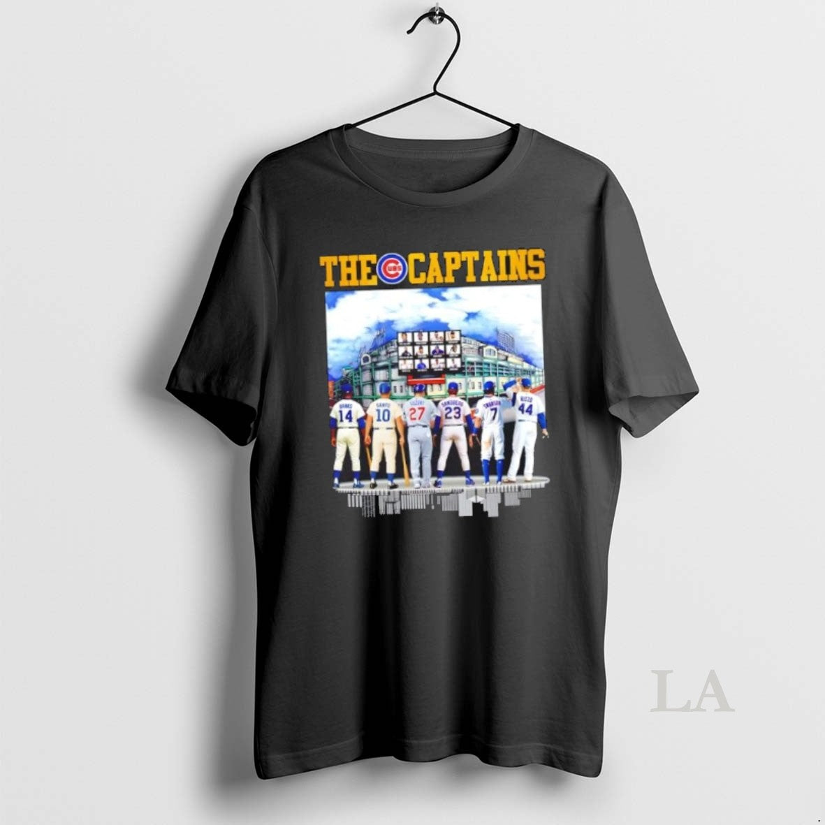 Original Chicago Cubs Stadium The Captains Legends All Time Skyline Shirt Hoodie Sweatshirt | PurePodTees.com