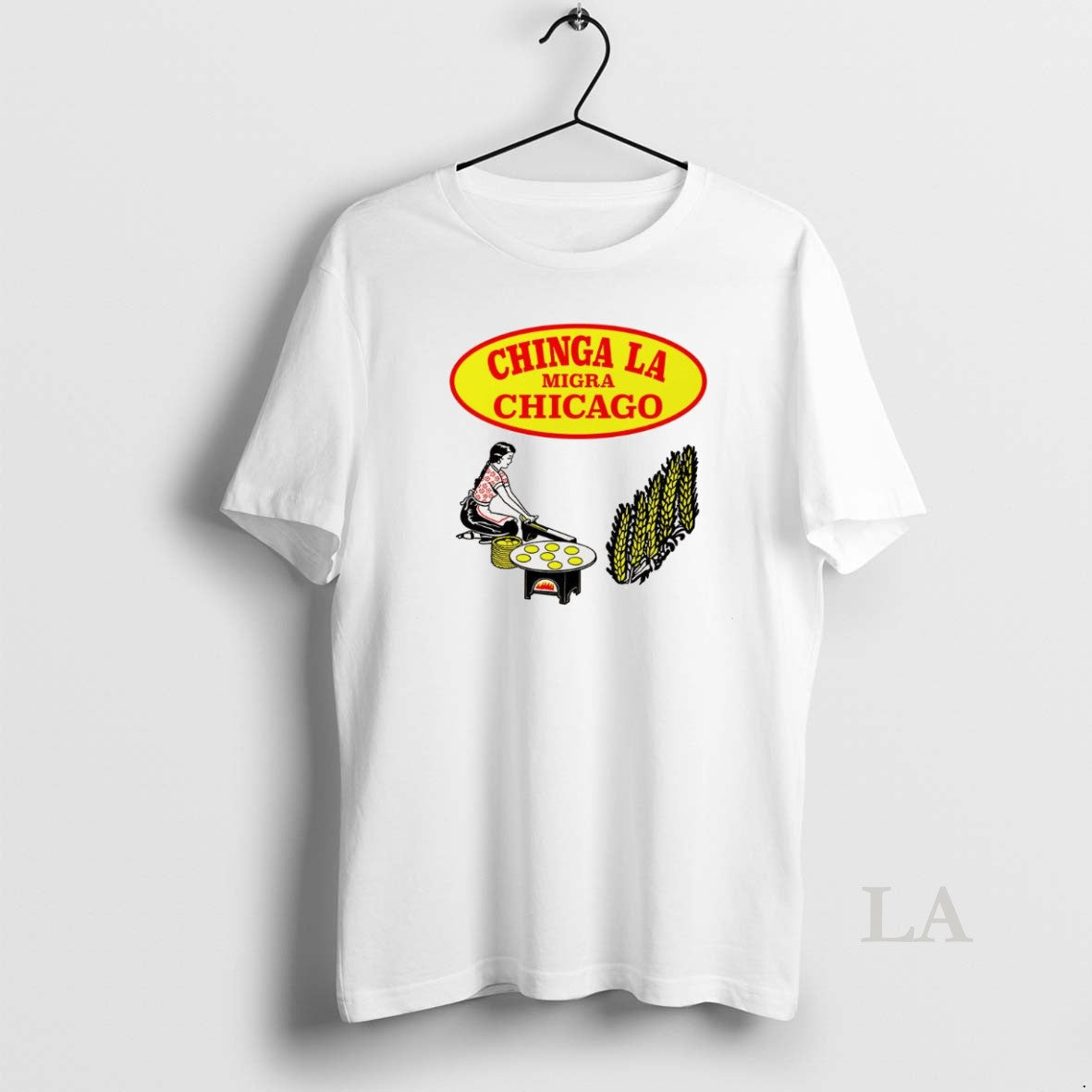 Original Chinga La Migra Chicago Tortilla Logo Shirt Hoodie Sweatshirt | PurePodTees.com