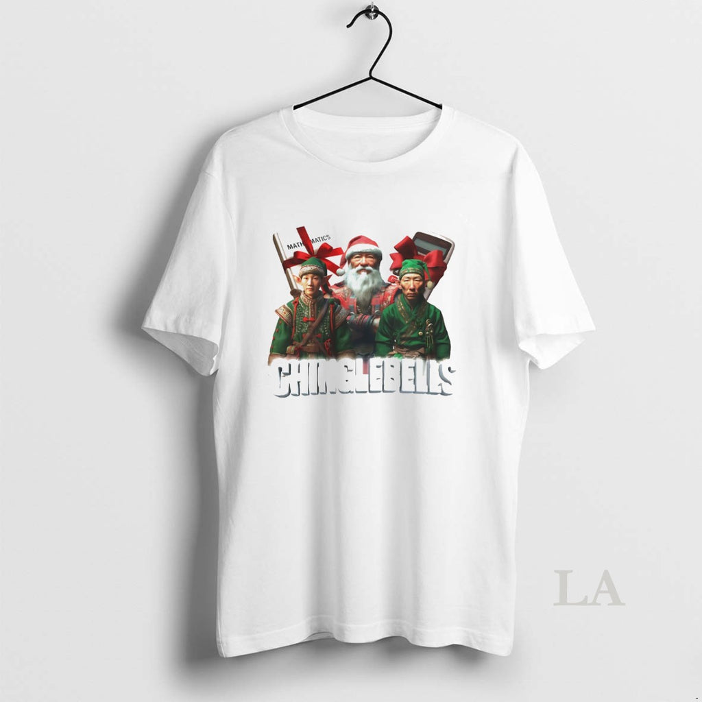 Original Chinglebells Jingle Bells Christmas White Shirt Hoodie Sweatshirt | PurePodTees.com
