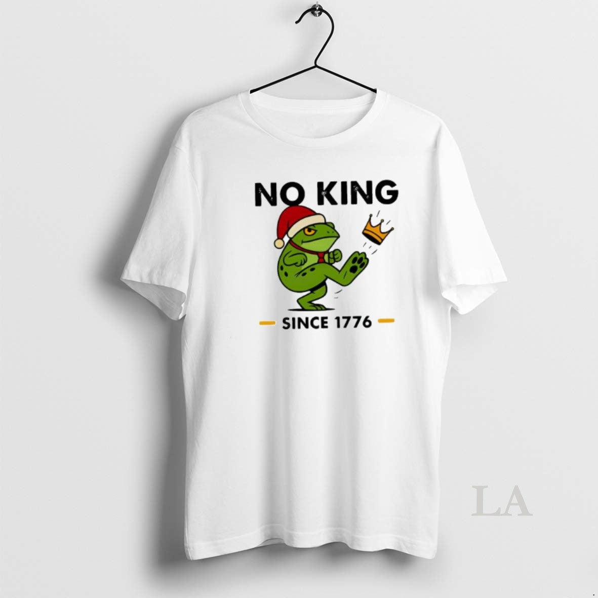 Original Christmas Frog No Kings Since 1776 Shirt Hoodie Sweatshirt | PurePodTees.com