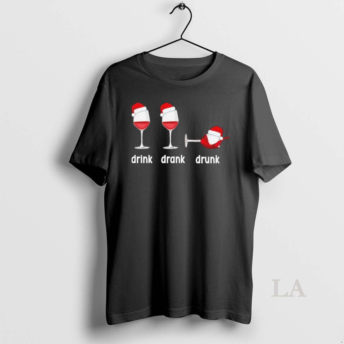 Original Christmas Wine Grammar Verb Conjugation Party Shirt Hoodie Sweatshirt | PurePodTees.com