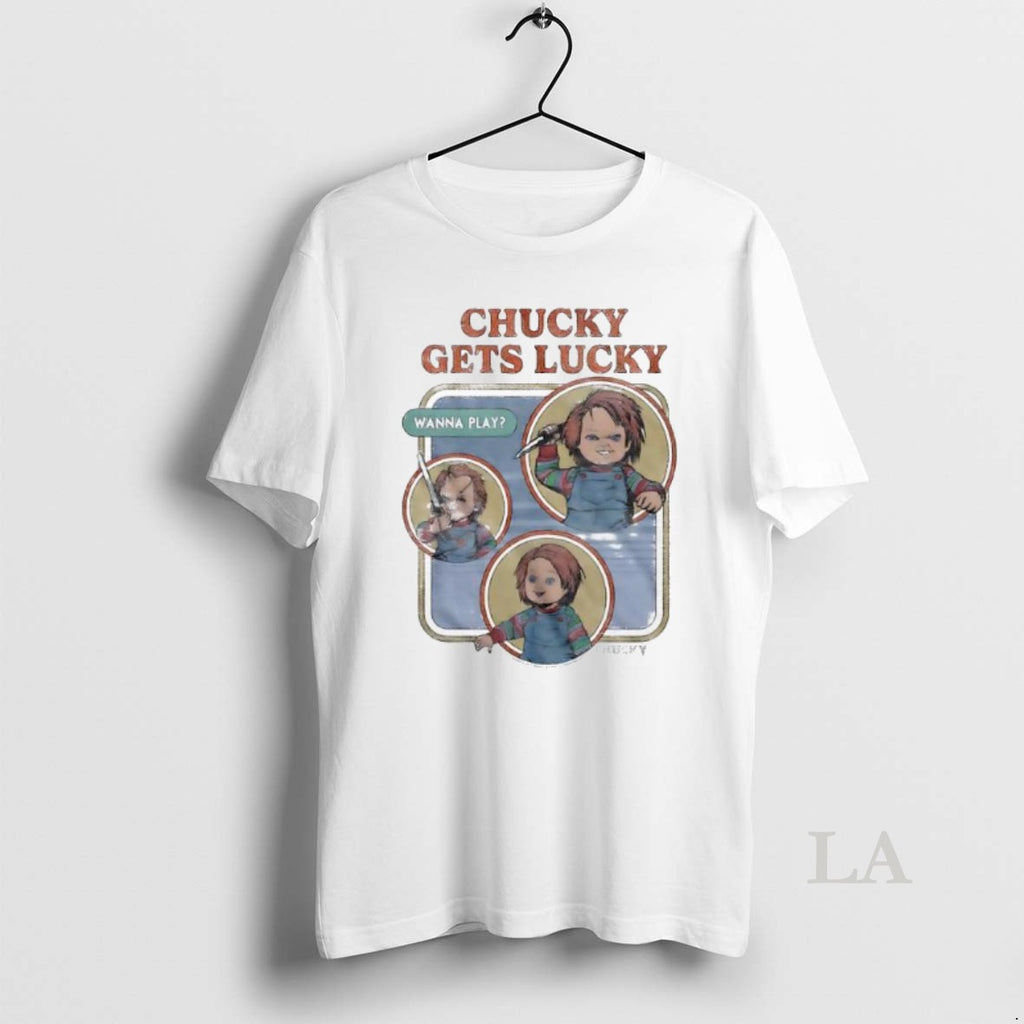 Original Chucky Gets Lucky Childs Play Shirt Hoodie Sweatshirt | PurePodTees.com