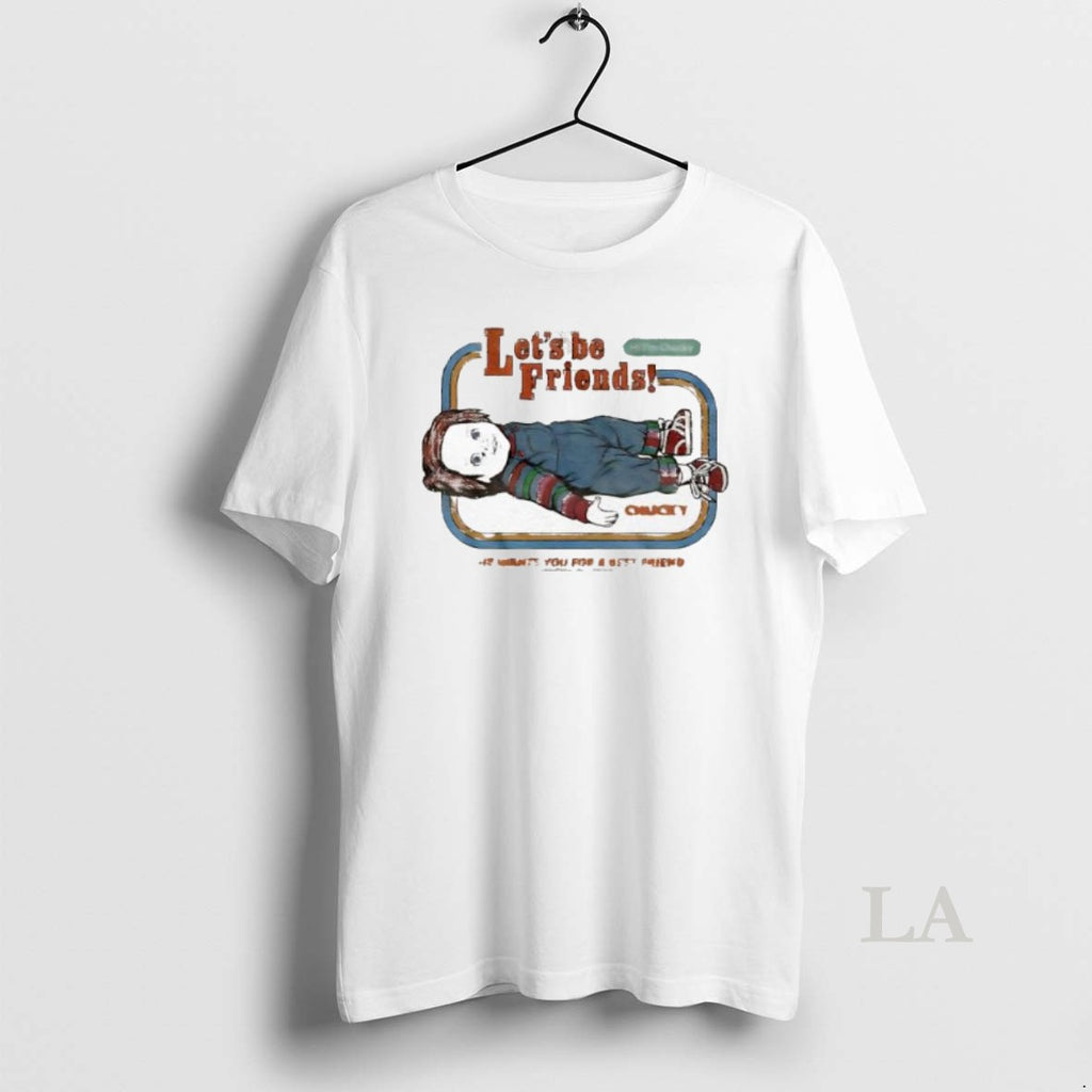 Original Chucky Lets Be Friends Graphic Shirt Hoodie Sweatshirt | PurePodTees.com