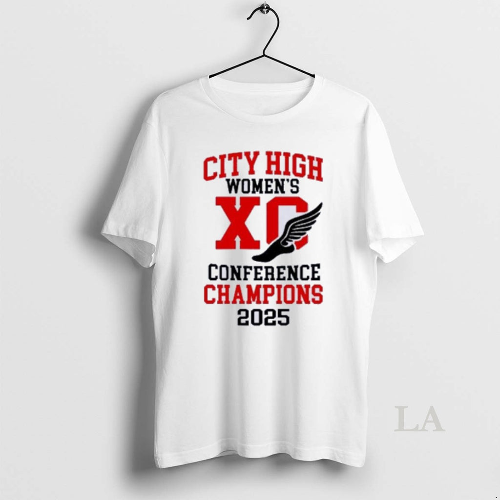 Original City High Womens Cross Country Conference Champions 2025 Shirt Hoodie Sweatshirt | PurePodTees.com