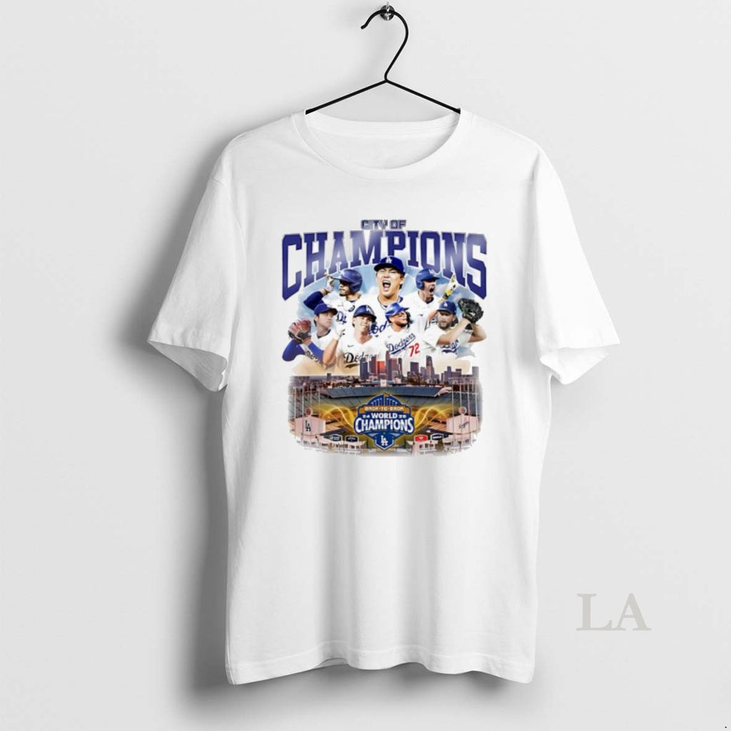 Original City Of World Champions The Los Angeles Dodgers Shirt Hoodie Sweatshirt | PurePodTees.com