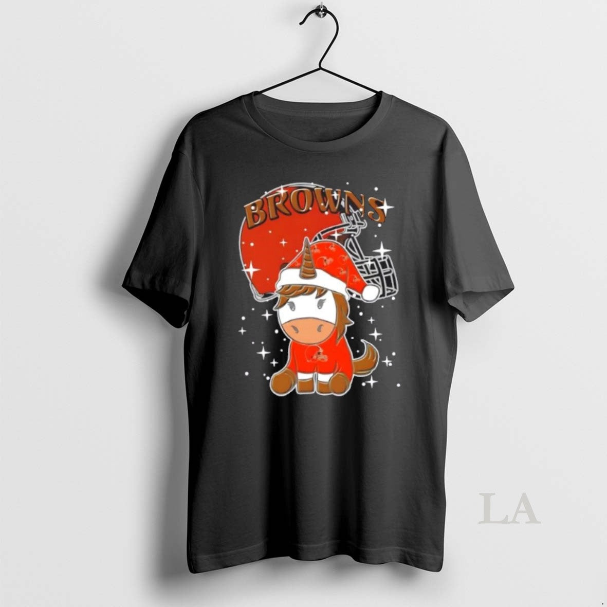 Original Cleveland Browns Football X Unicorn Merry Christmas Shirt Hoodie Sweatshirt | PurePodTees.com