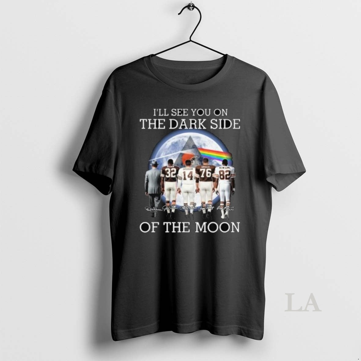 Original Cleveland Browns Ill See You On The Dark Side Of The Moon Signatures 2025 Shirt Hoodie Sweatshirt | PurePodTees.com