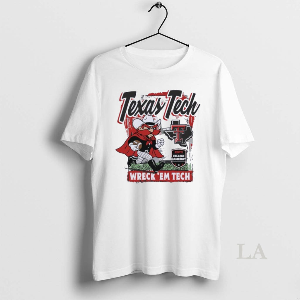 Original College Gameday 2025 Texas Tech Football Classic Runner Wreck Em Tech Shirt Hoodie Sweatshirt | PurePodTees.com