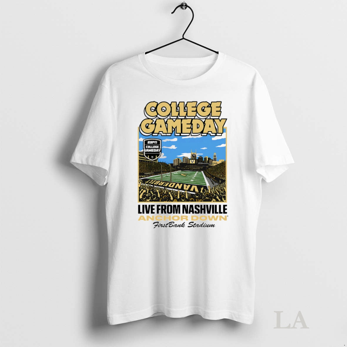 Original College Gameday Live From Nashville Anchor Down Shirt Hoodie Sweatshirt | PurePodTees.com