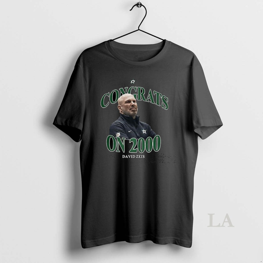 Original Congrats On 2000 David Zeis Dallas Stars Nhl Shirt Hoodie Sweatshirt | PurePodTees.com