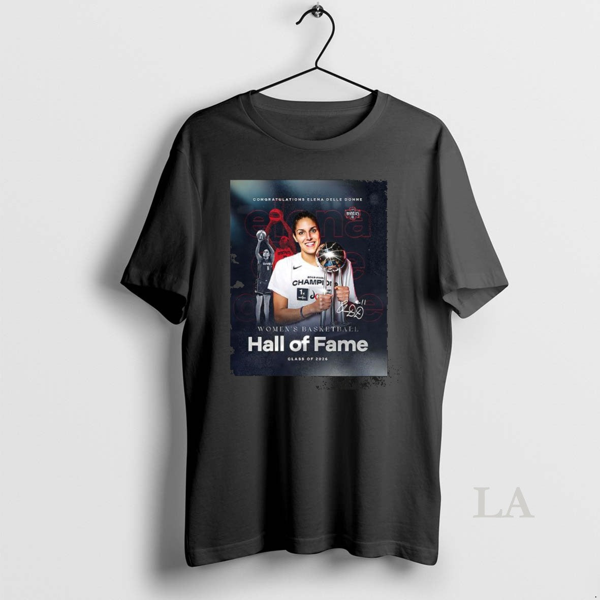 Original Congratulations Elena Delle Donne Womens Basketball Hall Of Fame Shirt Hoodie Sweatshirt | PurePodTees.com