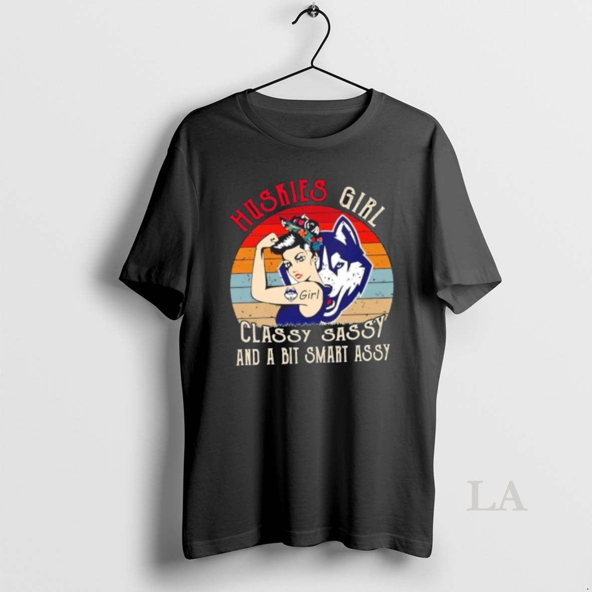 Original Connecticut Huskies Girl Classy Sassy And A Bit Smart Assy Shirt Hoodie Sweatshirt | PurePodTees.com