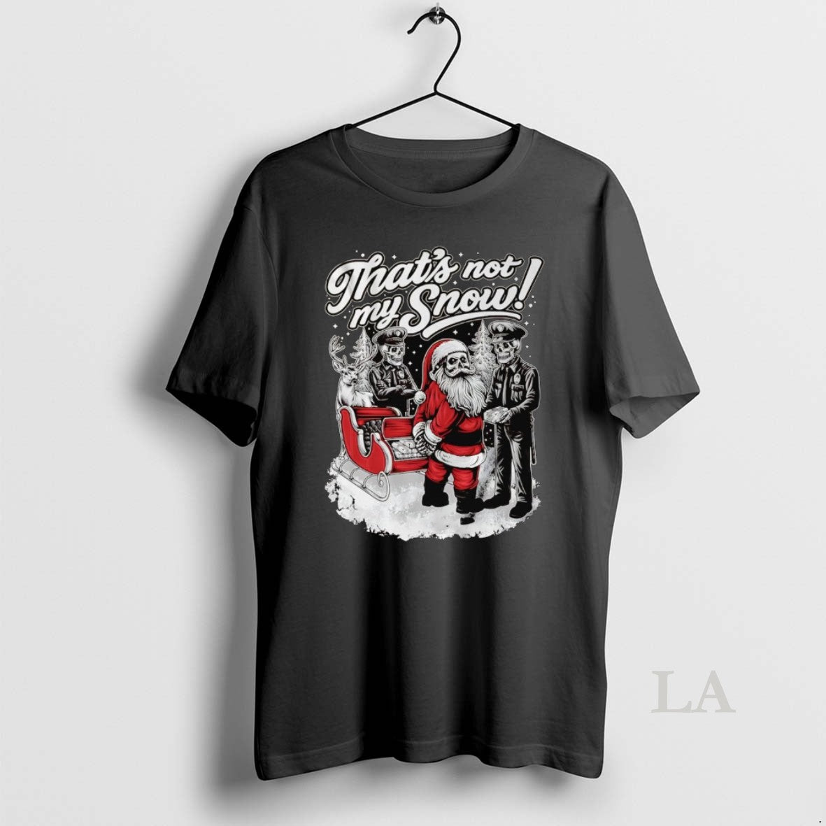 Original Corps Arrested Santa Thats Not My Snow Chistmas Shirt Hoodie Sweatshirt | PurePodTees.com