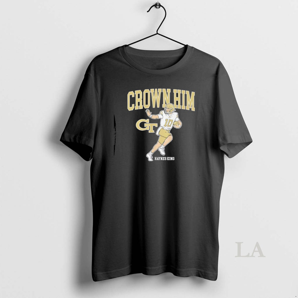 Original Crown Him Haynes King Georgia Tech Football Shirt Hoodie Sweatshirt | PurePodTees.com