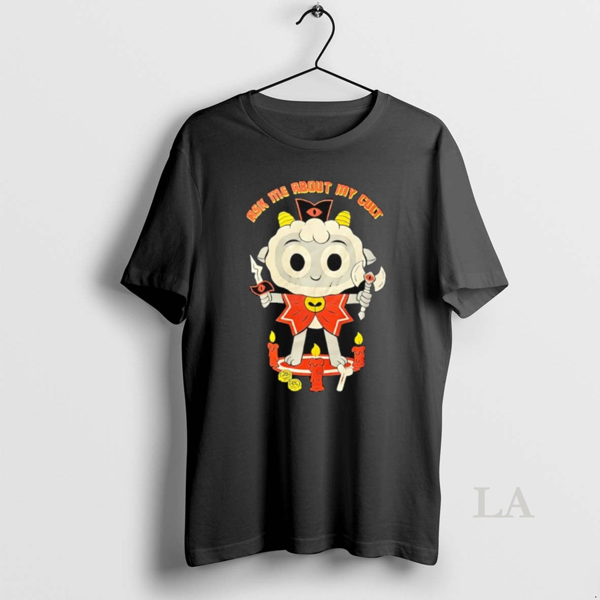 Original Cult Of The Lamb Ask Me About My Cult Shirt Hoodie Sweatshirt | PurePodTees.com
