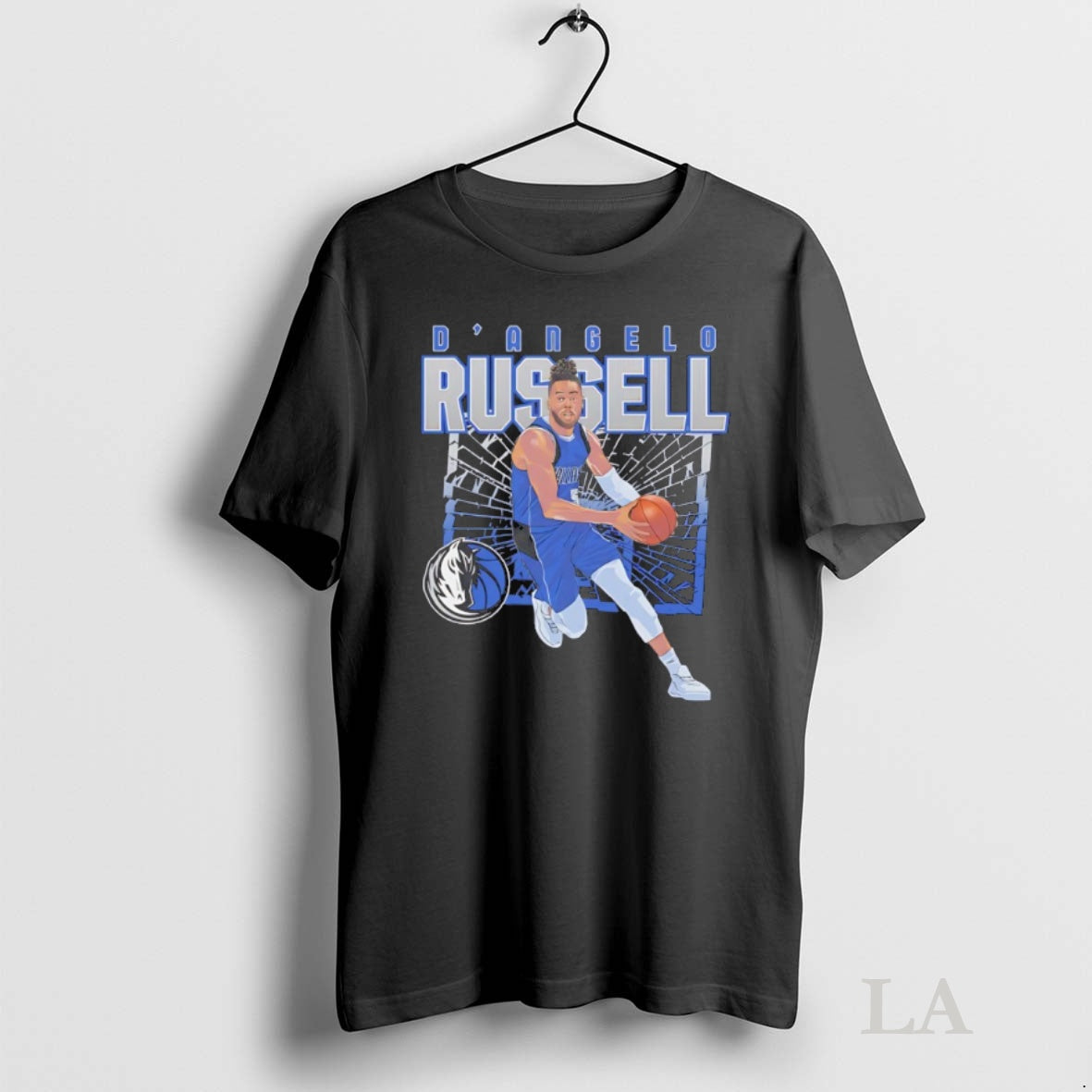 Original Dangelo Russell Dallas Mavericks Basketball Player Shattered Shirt Hoodie Sweatshirt | PurePodTees.com