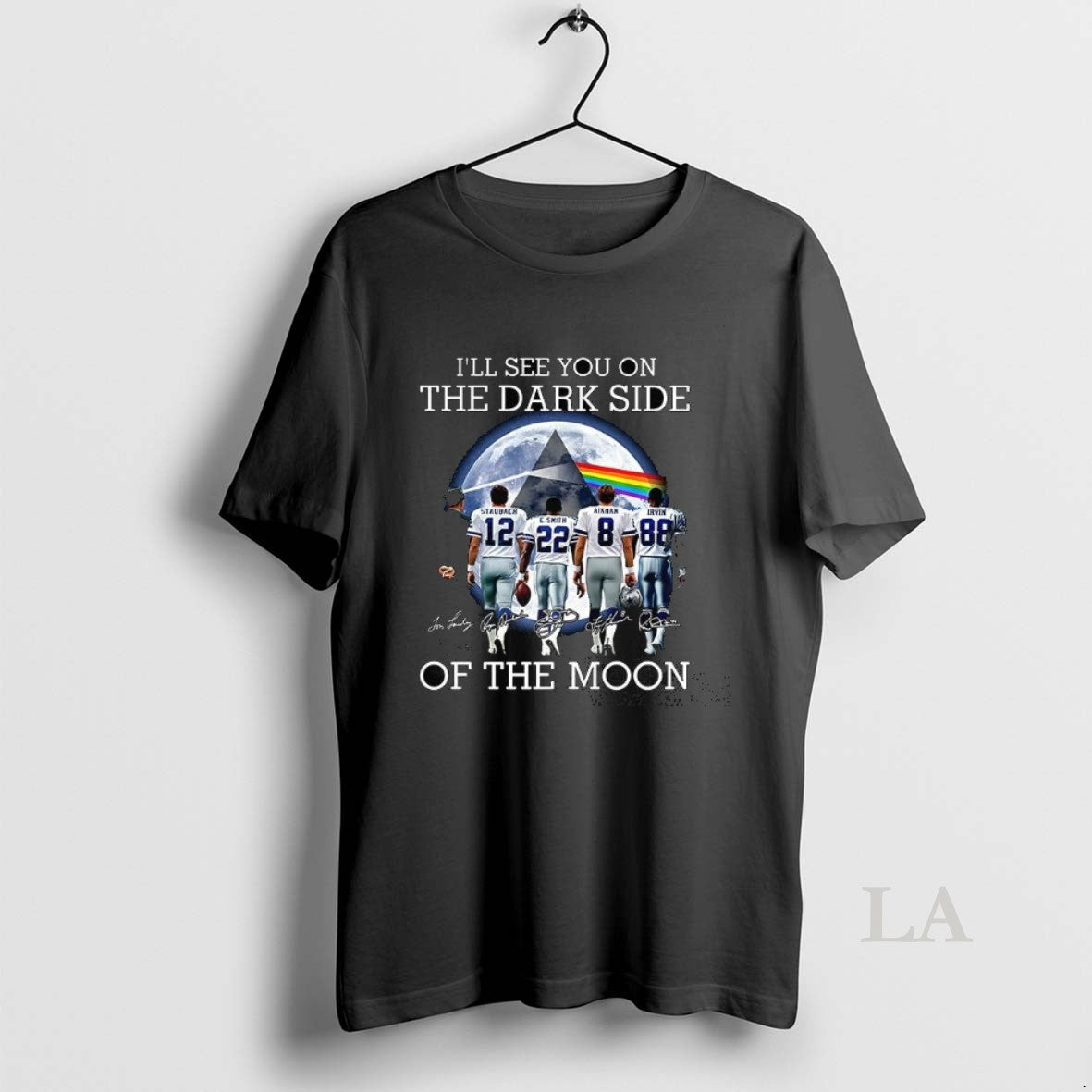 Original Dallas Cowboys Ill See You On The Dark Side Of The Moon Signature Shirt Hoodie Sweatshirt | PurePodTees.com
