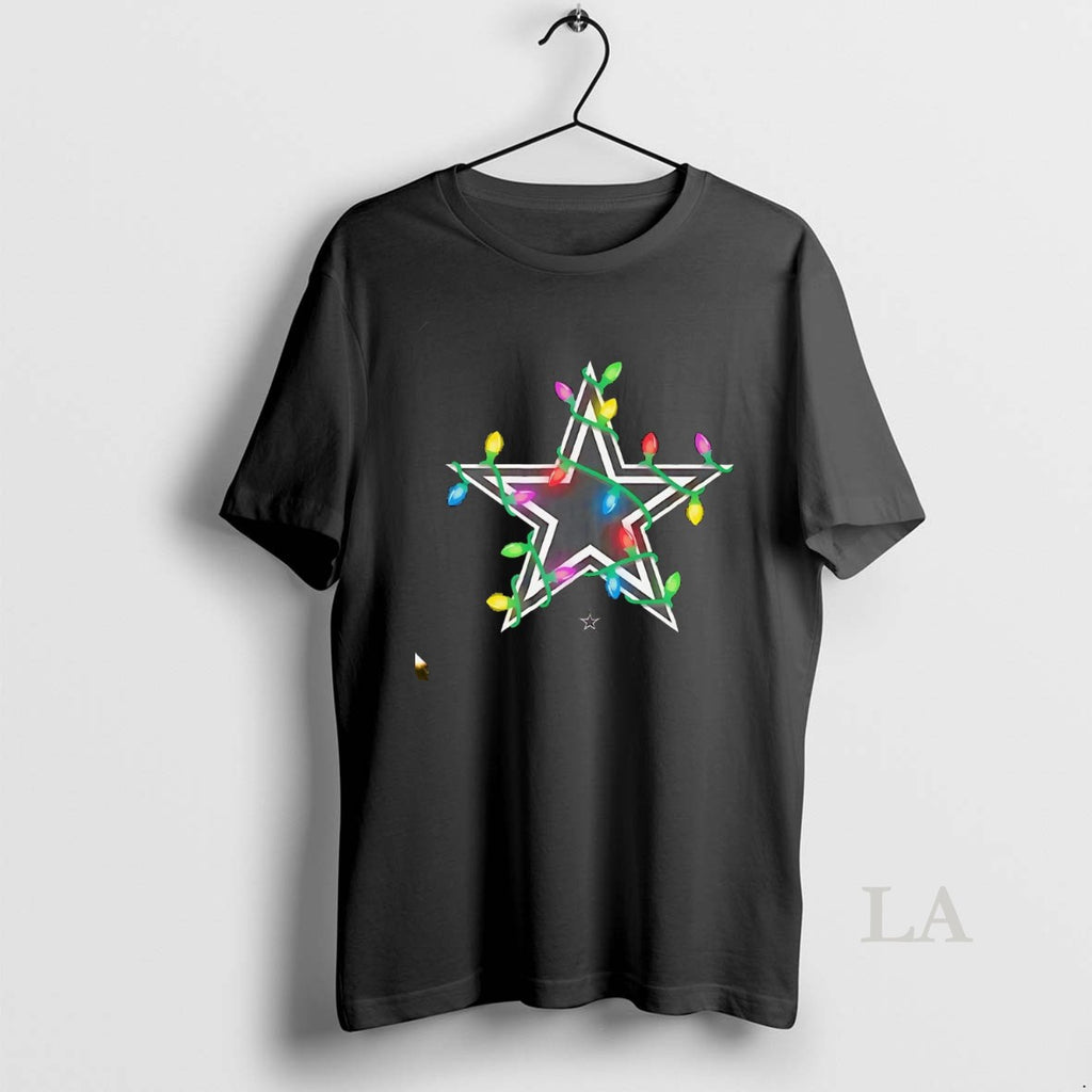 Original Dallas Cowboys Logo Christmas Light Shirt Hoodie Sweatshirt | PurePodTees.com