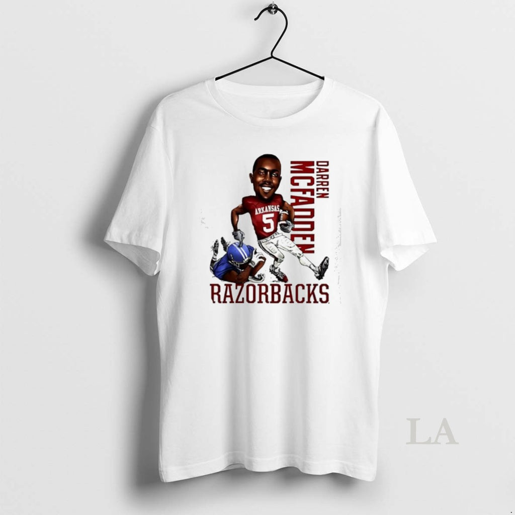 Original Darren Mcfadden Arkansas Razorback Caricature Cartoon Shirt Hoodie Sweatshirt | PurePodTees.com