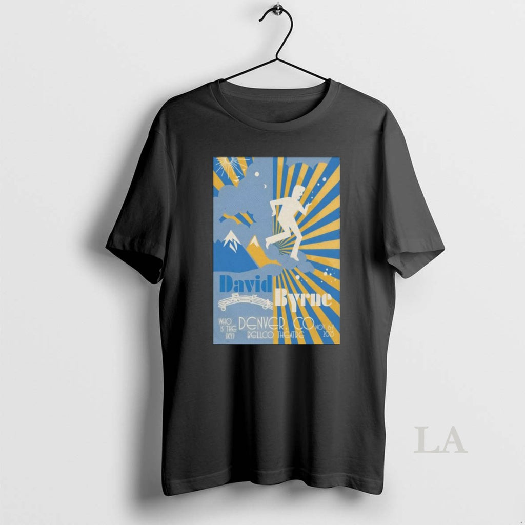 Original David Byrne In Denver Co On Nov 6 7 2025 Long Sleve Shirt Hoodie Sweatshirt | PurePodTees.com