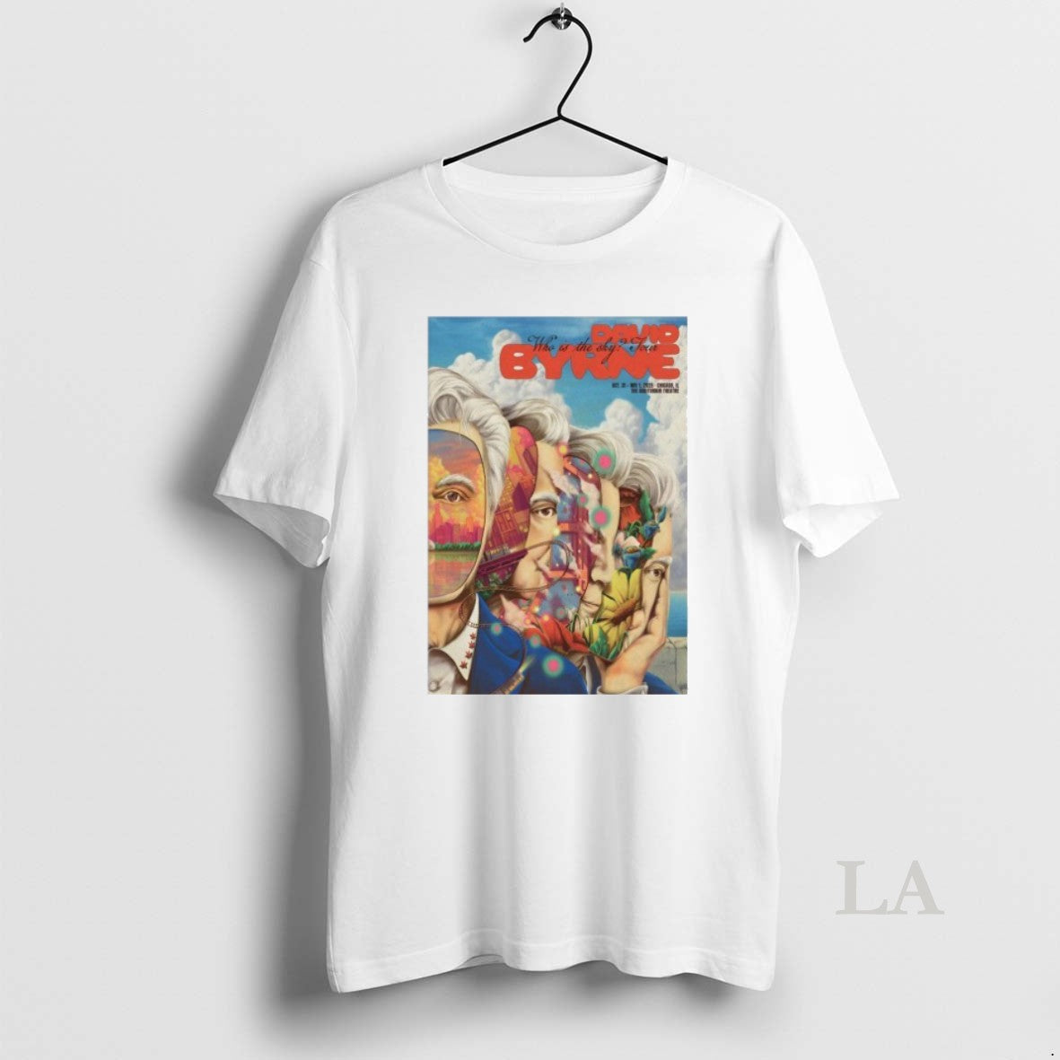 Original David Byrne Who Is The Sky Tour Chicago On October 31 Nov 1 2025 Shirt Hoodie Sweatshirt | PurePodTees.com