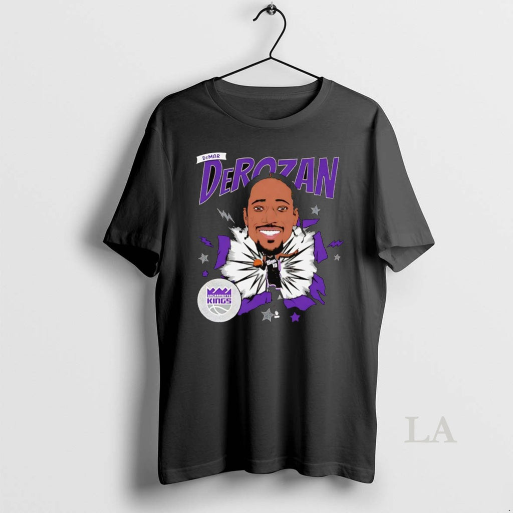 Original Demar Derozan Caricature Sacramento Kings Shirt Hoodie Sweatshirt | PurePodTees.com
