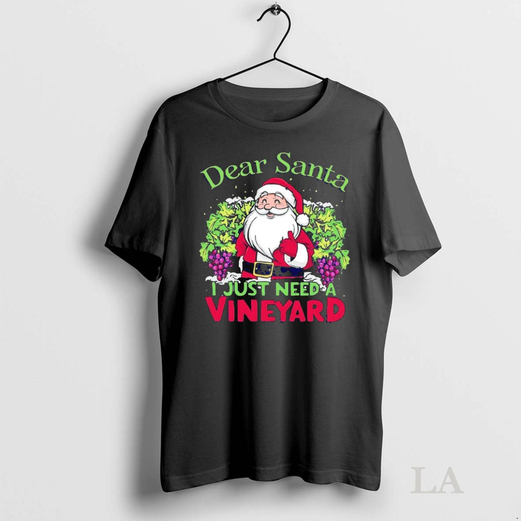 Original Dear Santa I Just Need A Vineyard Christmas Shirt Hoodie Sweatshirt | PurePodTees.com