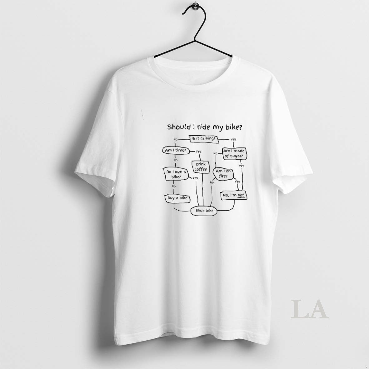 Original Decisions Should I Ride My Bike Shirt Hoodie Sweatshirt | PurePodTees.com