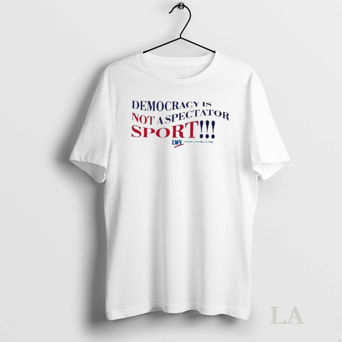 Original Democracy Is Not A Spectator Sport League Of Women Voters Shirt Hoodie Sweatshirt | PurePodTees.com