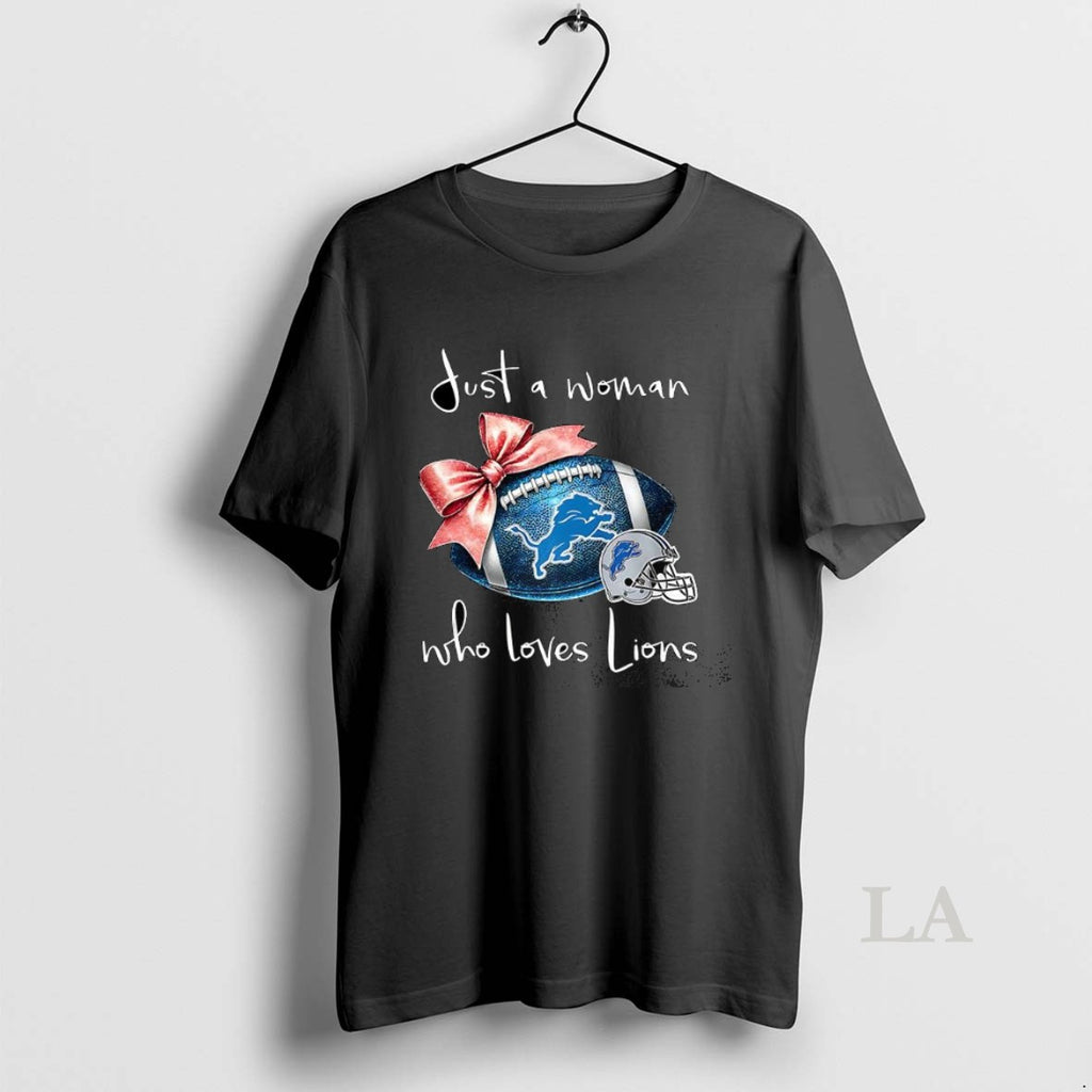 Original Detroit Lions Just A Woman Who Loves Lions Football