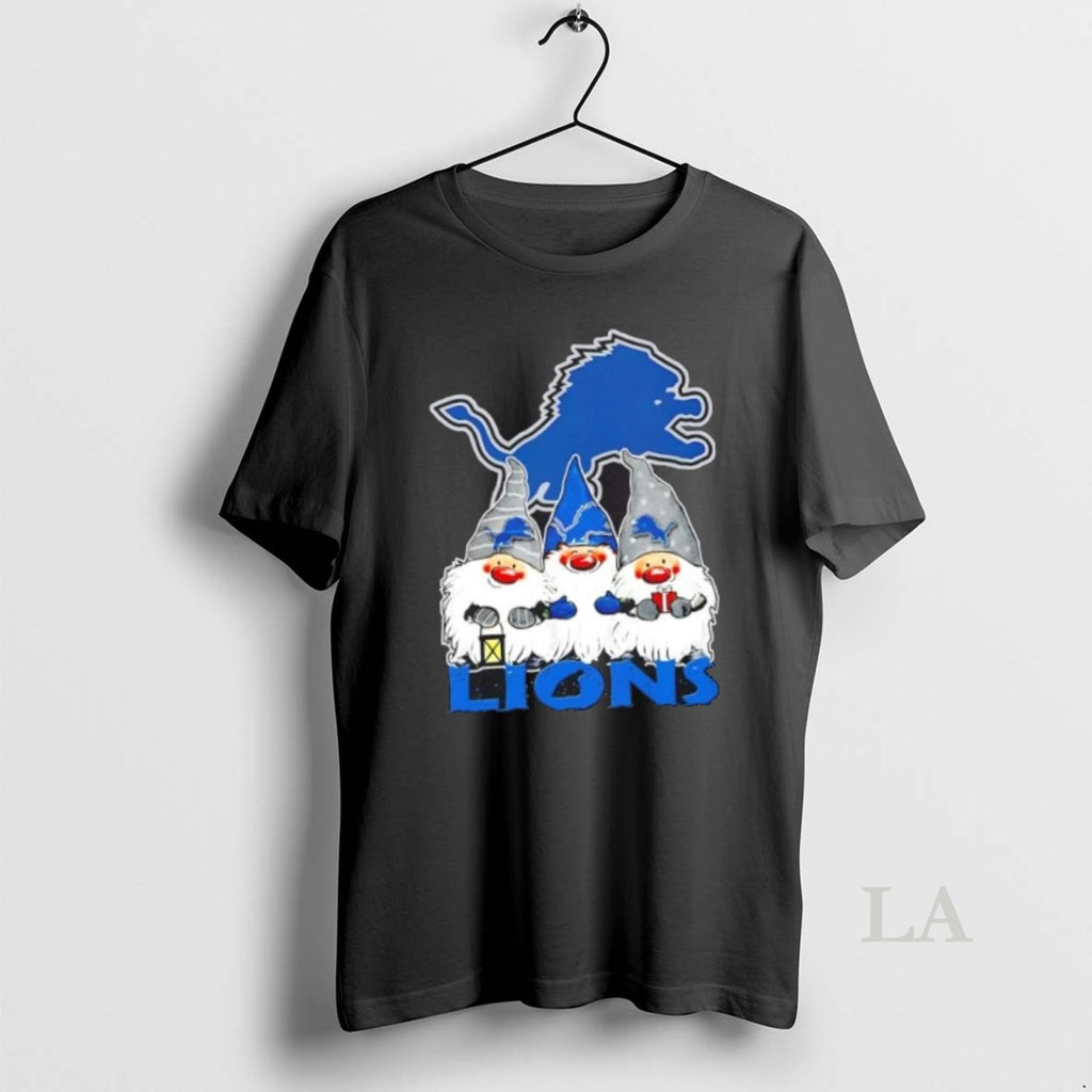 Original Detroit Lions X Gnomes Xmas Christmas Shirt Hoodie Sweatshirt | PurePodTees.com
