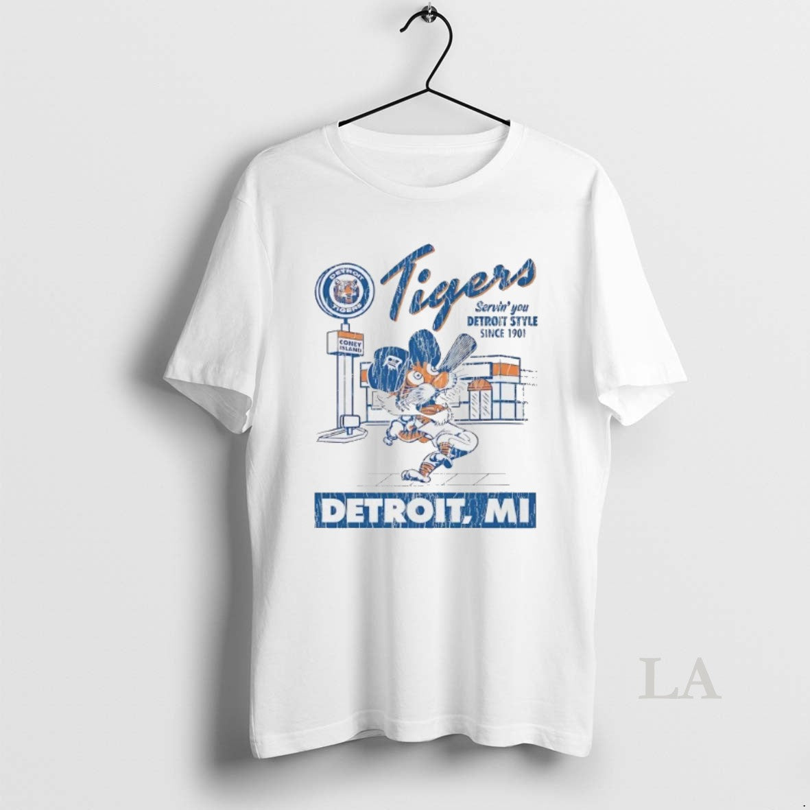 Original Detroit Tigers Serving You Detroit Style Since 1901 Shirt Hoodie Sweatshirt | PurePodTees.com