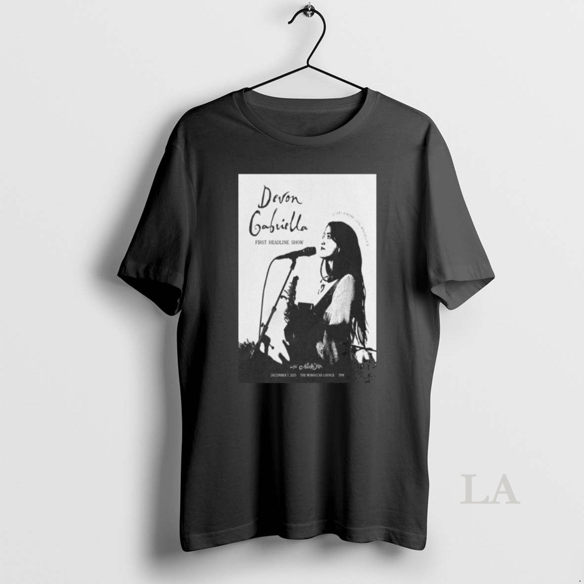 Original Devon Gabriella The Moroccan Lounge Los Angeles Ca Tour Dec 7 2025 Long Sleve Shirt Hoodie Sweatshirt