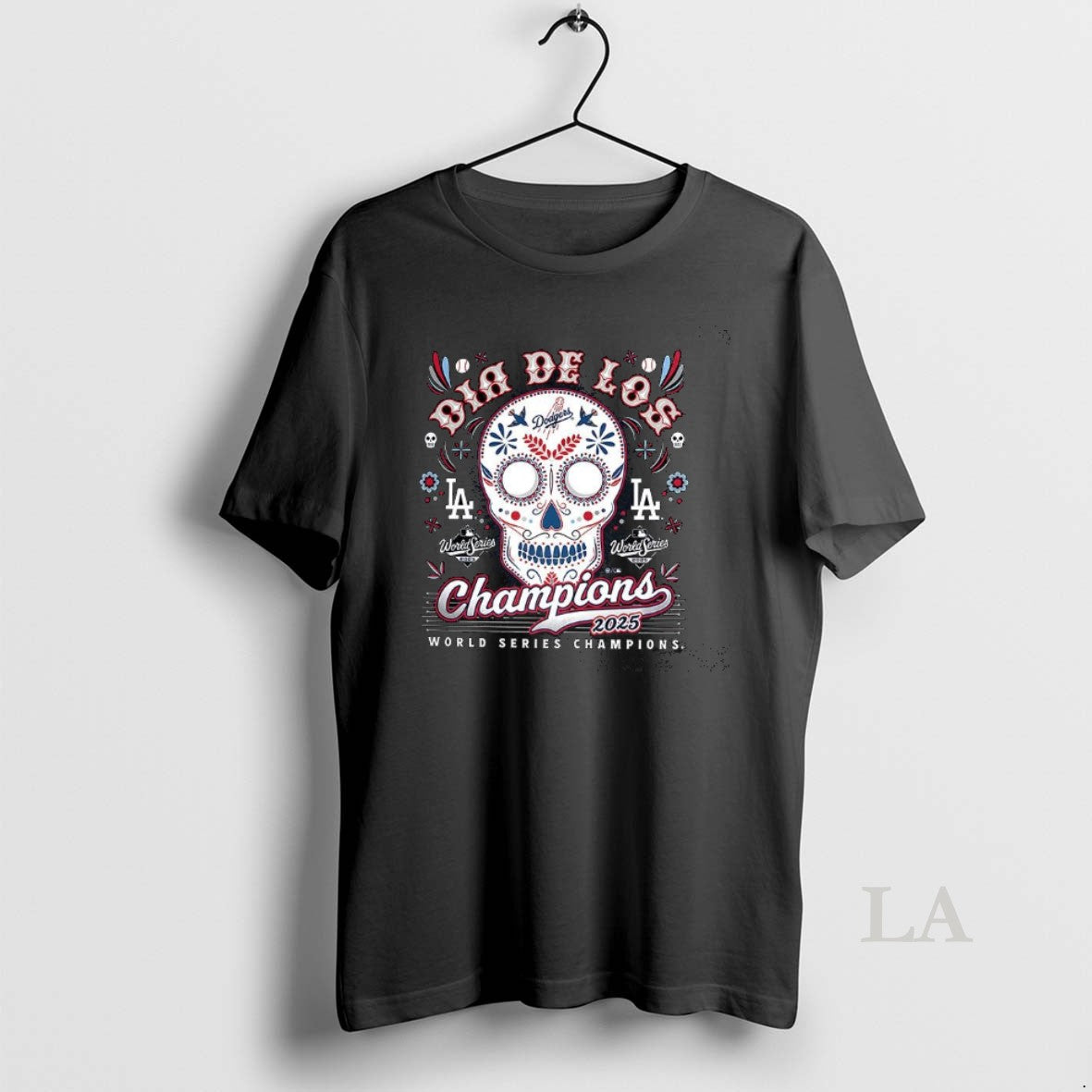 Original Dia De Los Los Angeles Dodgers 2025 World Series Champions Shirt Hoodie Sweatshirt | PurePodTees.com
