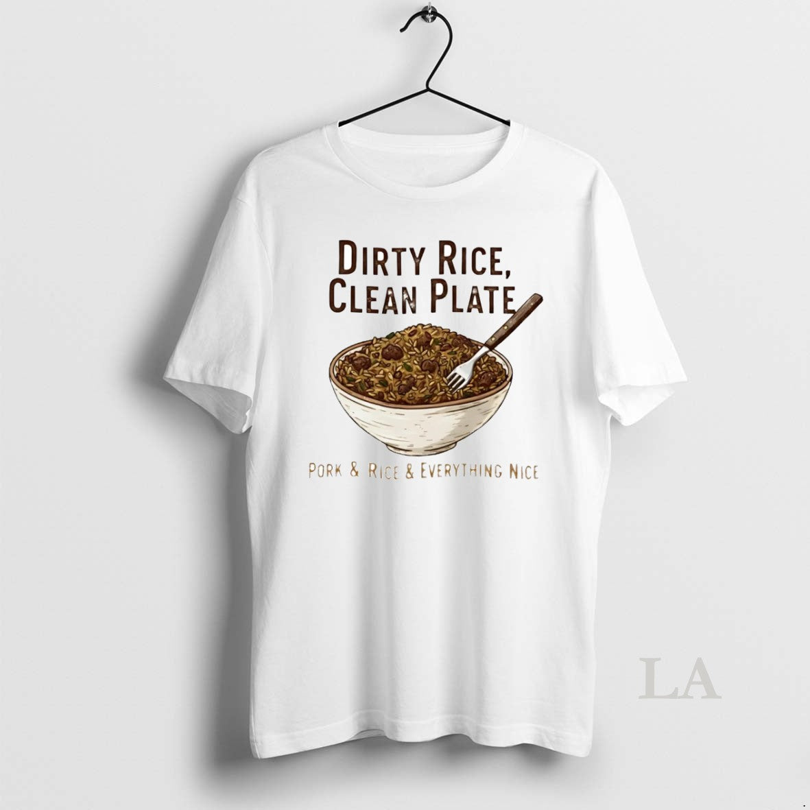 Original Dirty Rice Clean Plate Pork And Rice Everything Nice Shirt Hoodie Sweatshirt | PurePodTees.com