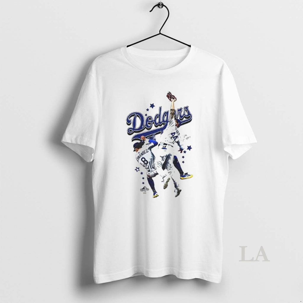 Original Dodgers Andy Pages And Kike Hernandez Game 7 Saving Catch La Dodgers World Series Shirt Hoodie Sweatshirt