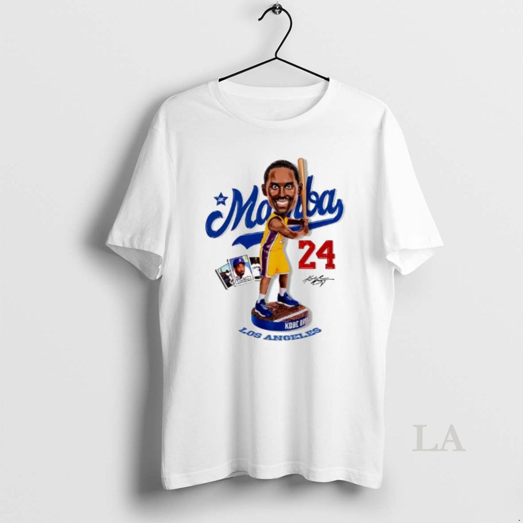 Original Dodgers Player Kobe Bryant Signtaure Bobblehead Graphic Shirt Hoodie Sweatshirt | PurePodTees.com