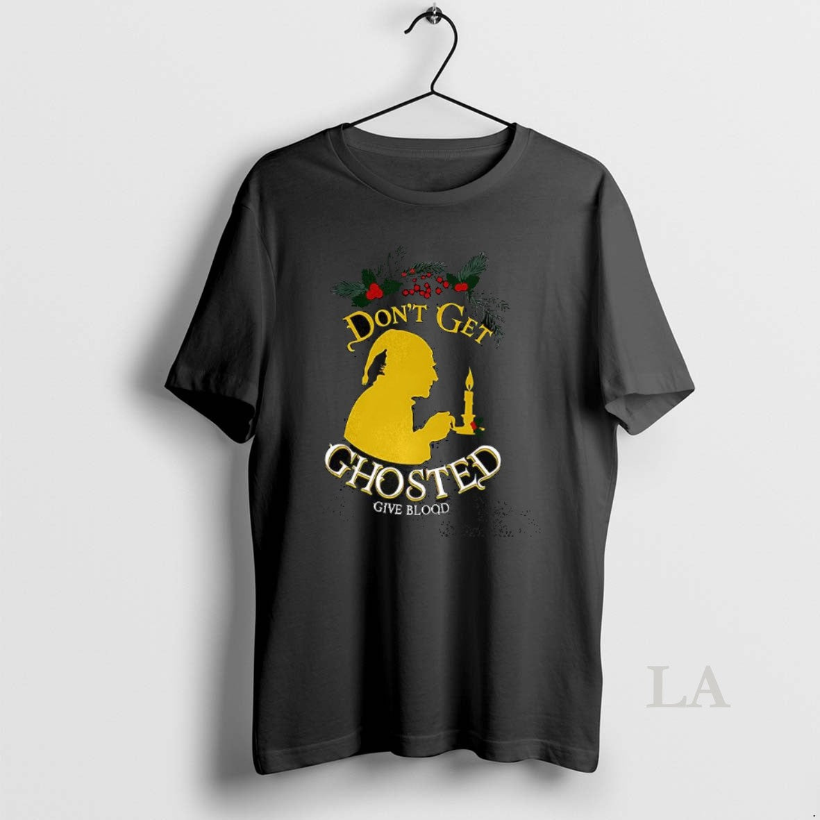 Original Dont Get Ghosted Give Blood Christmas Shirt Hoodie Sweatshirt | PurePodTees.com