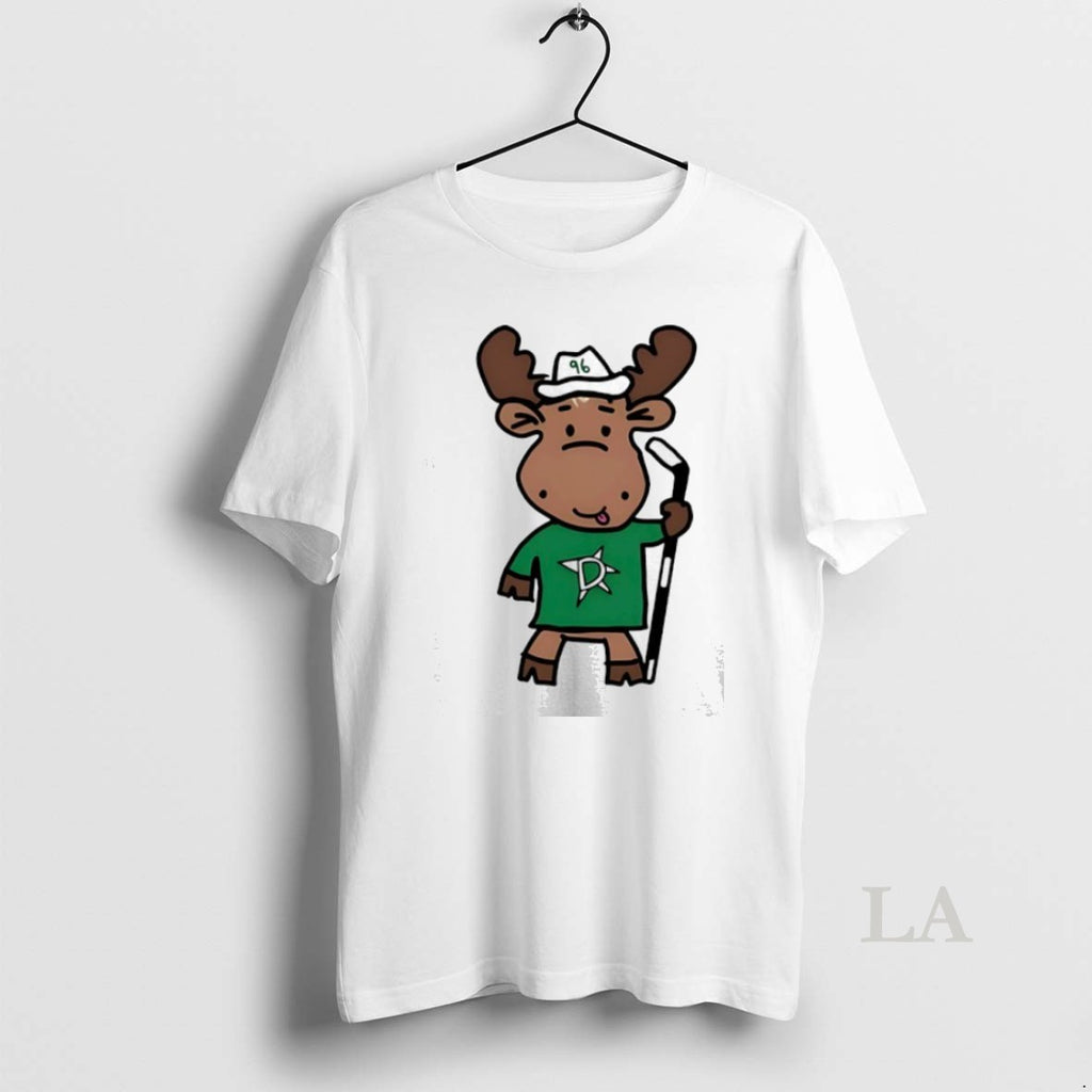 Original Doodle Moose Has Entered The Chat Dallas Stars Shirt Hoodie Sweatshirt | PurePodTees.com