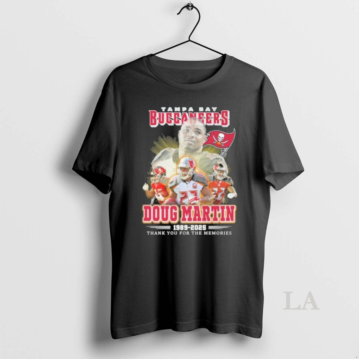 Original Doug Martin Tampa Bay Buccaneers 1989 2025 Thank You For The Memories Shirt Hoodie Sweatshirt | PurePodTees.com