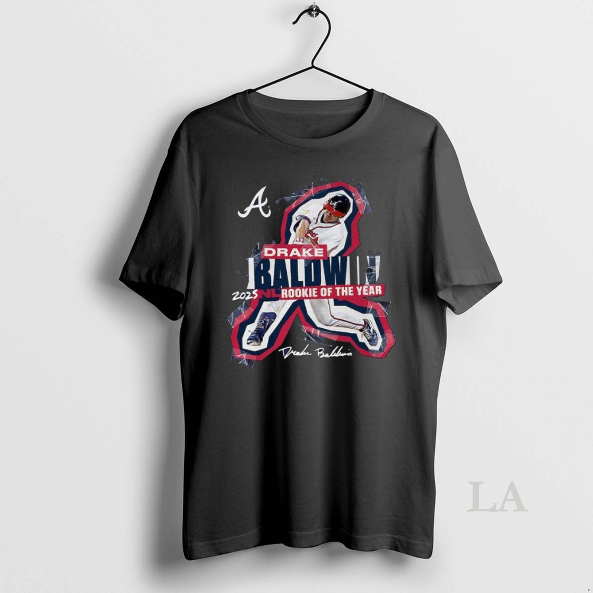 Original Drake Baldwin Atlanta Braves 2025 National League Rookie Of The Year Shirt Hoodie Sweatshirt | PurePodTees.com