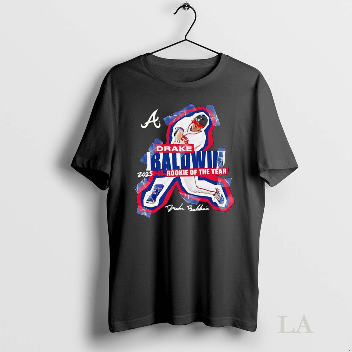 Original Drake Baldwin National League Rookie Of The Year 2025 Atlanta Braves Shirt Hoodie Sweatshirt | PurePodTees.com