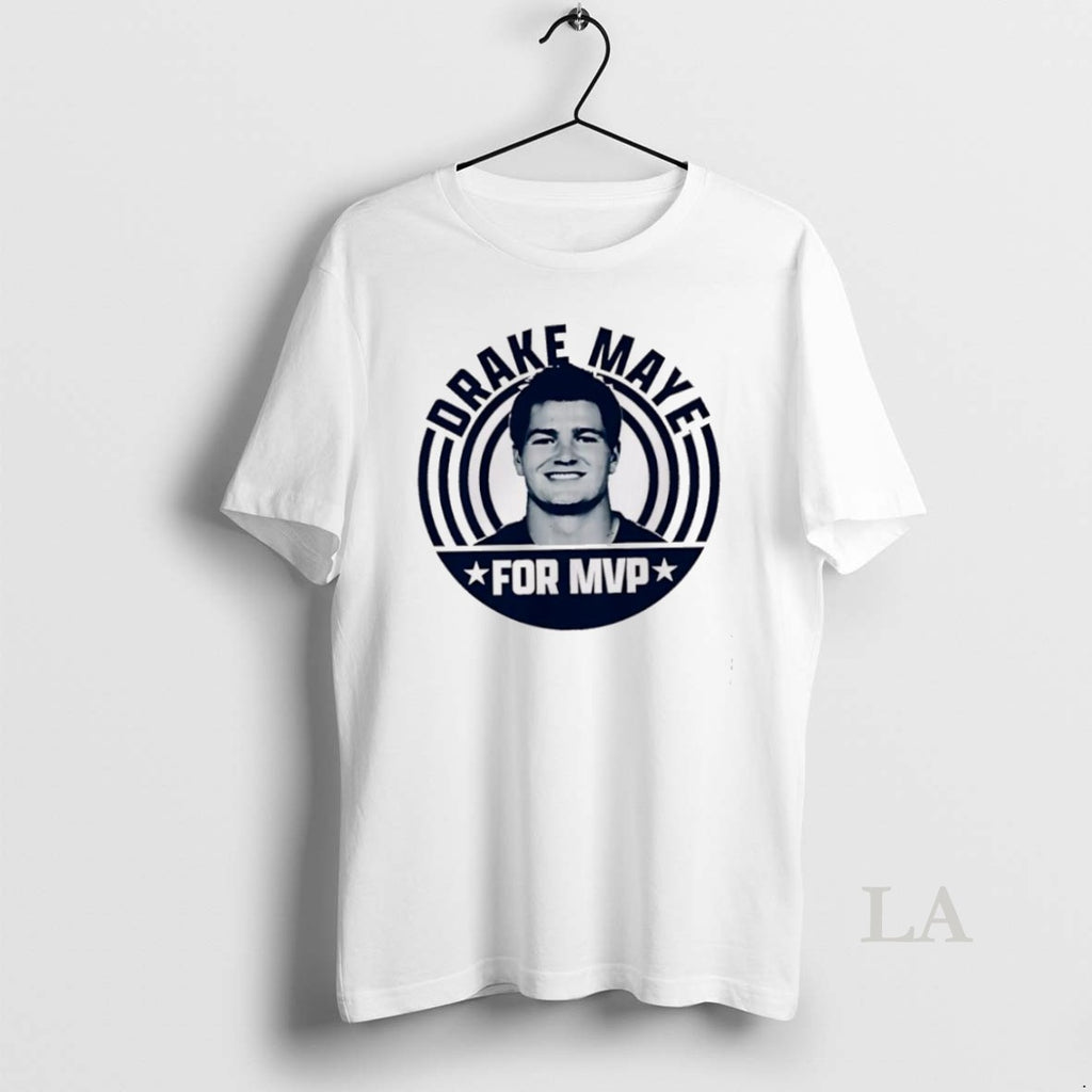 Original Drake Maye For Mvp Portrait Shirt Hoodie Sweatshirt | PurePodTees.com