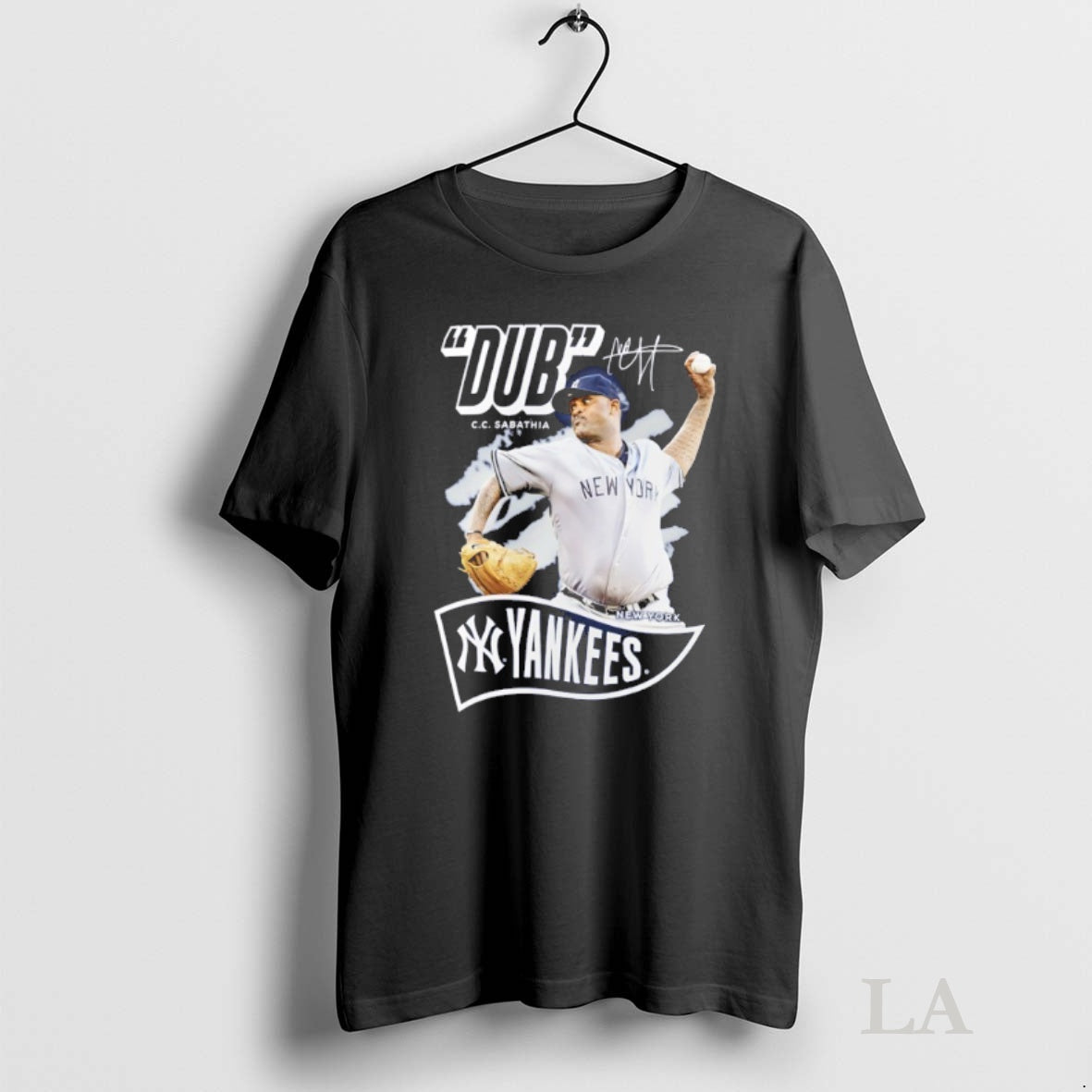Original Dub Cc Sabathia New York Yankees Retired Player Nickname Signature Shirt Hoodie Sweatshirt | PurePodTees.com