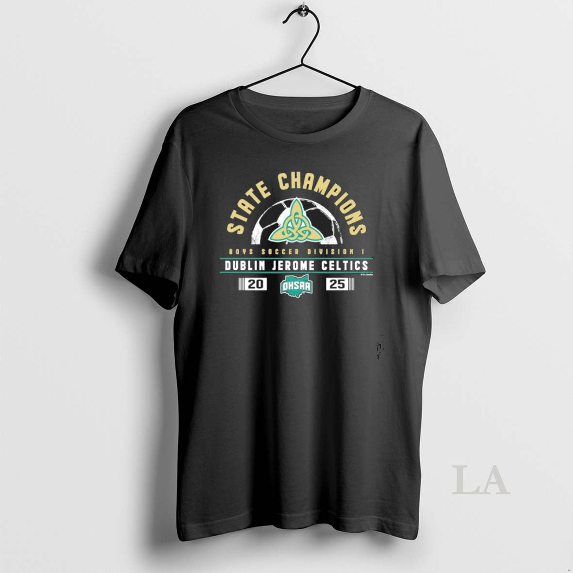 Original Dublin Jerome Celtics 2025 Ohsaa Boys Soccer D1 State Champions Shirt Hoodie Sweatshirt | PurePodTees.com