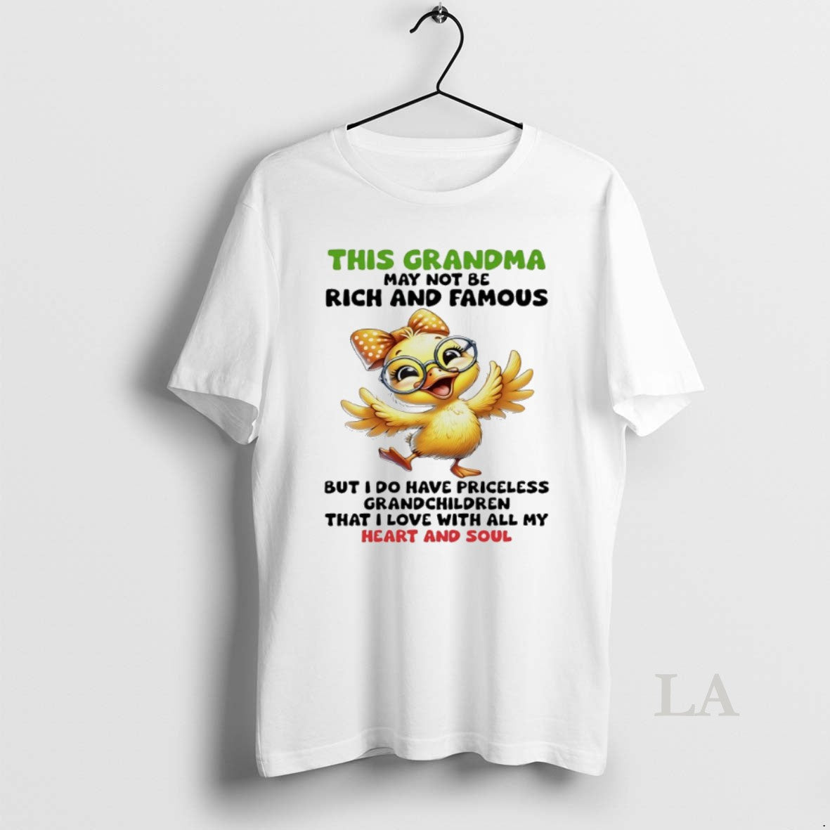 Original Duck This Grandma May Not Be Rich And Famous But I Do Have Priceless Shirt Hoodie Sweatshirt | PurePodTees.com